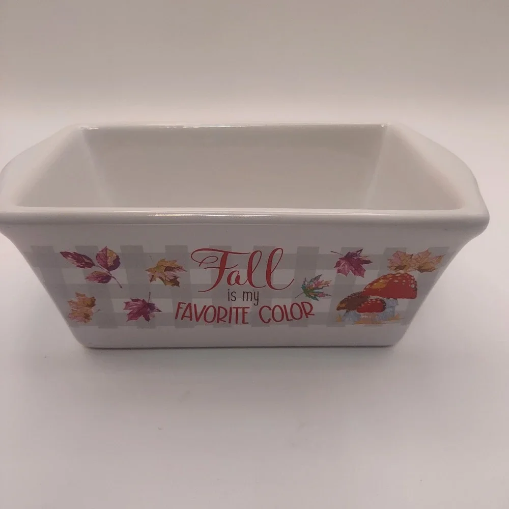 Royal Norfolk‎ Fall is My Favorite Color Baking Dish Square Ceramic